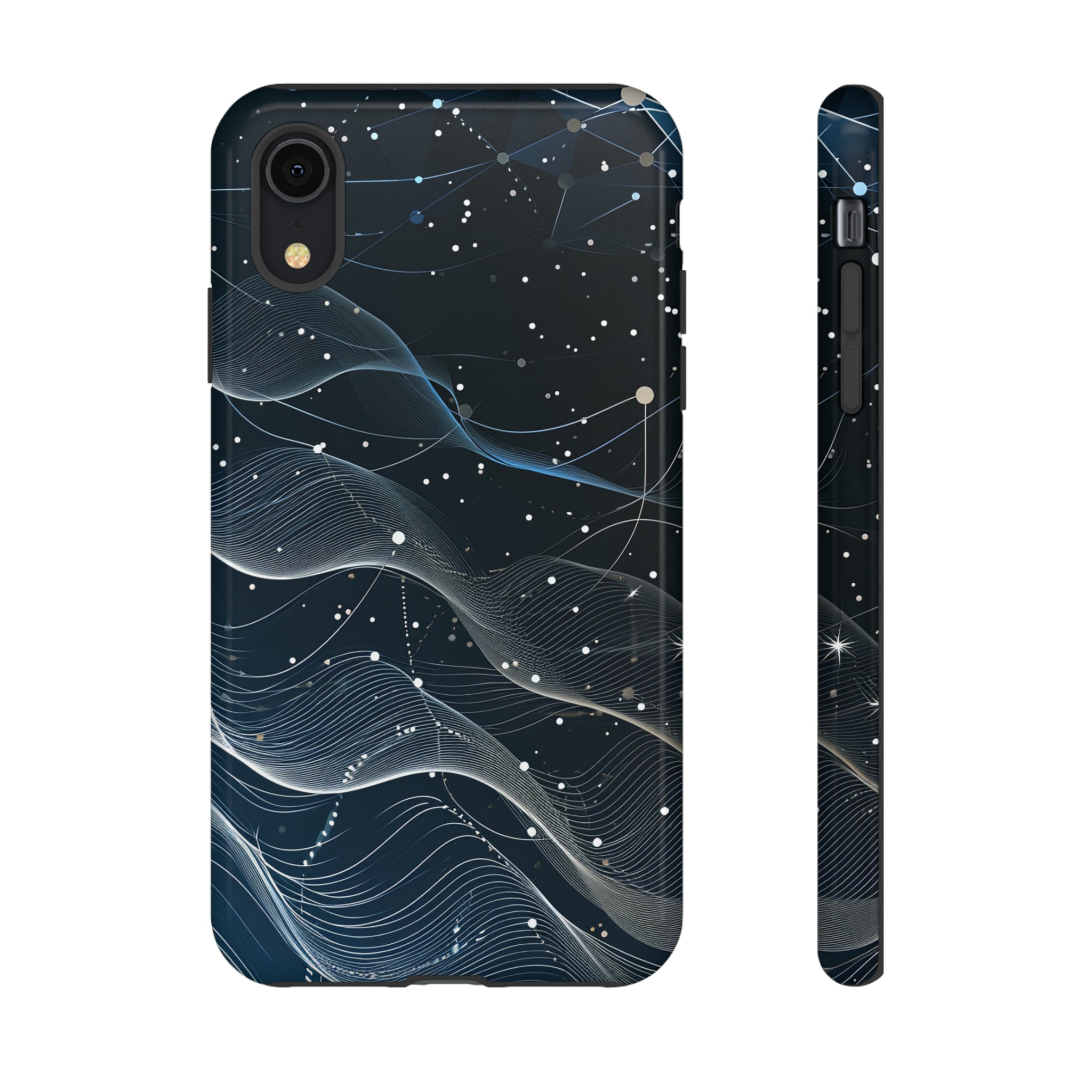 Connectivity Wave: Network Gradient - Protective Phone Case