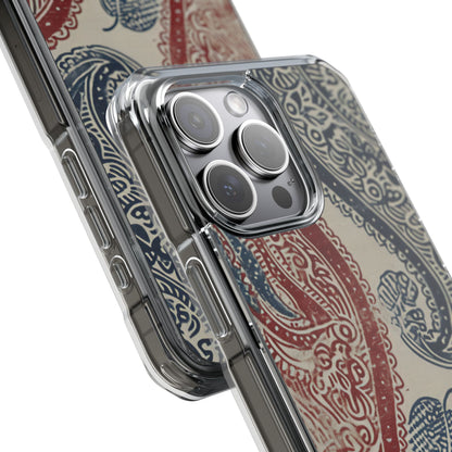 Ornate Paisley Swirl iPhone 15 - Impact Clear+