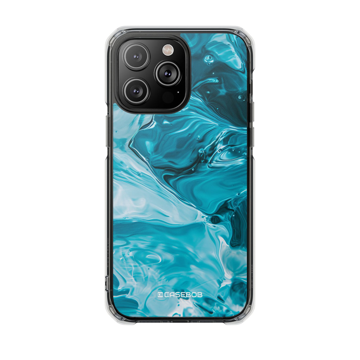 Turquoise Pantone  | Phone Case for iPhone (Clear Impact Case - Magnetic)