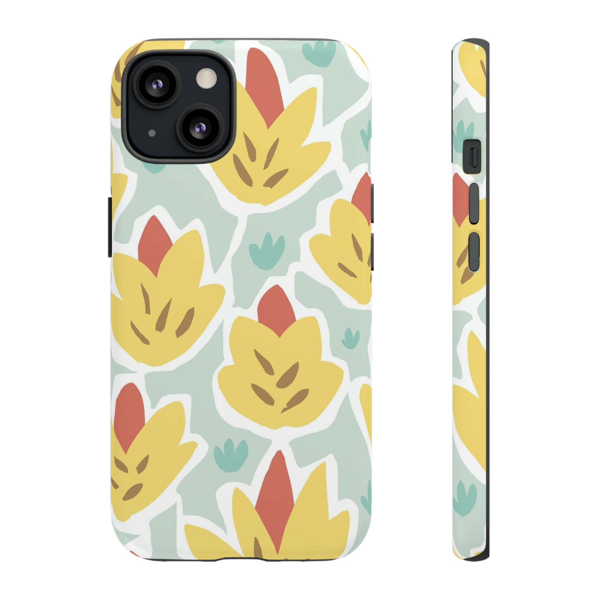 Summer Yellow Happy Flower - Protective Phone Case