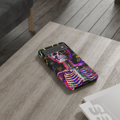Neon Skeleton Chaos - Google Pixel Case