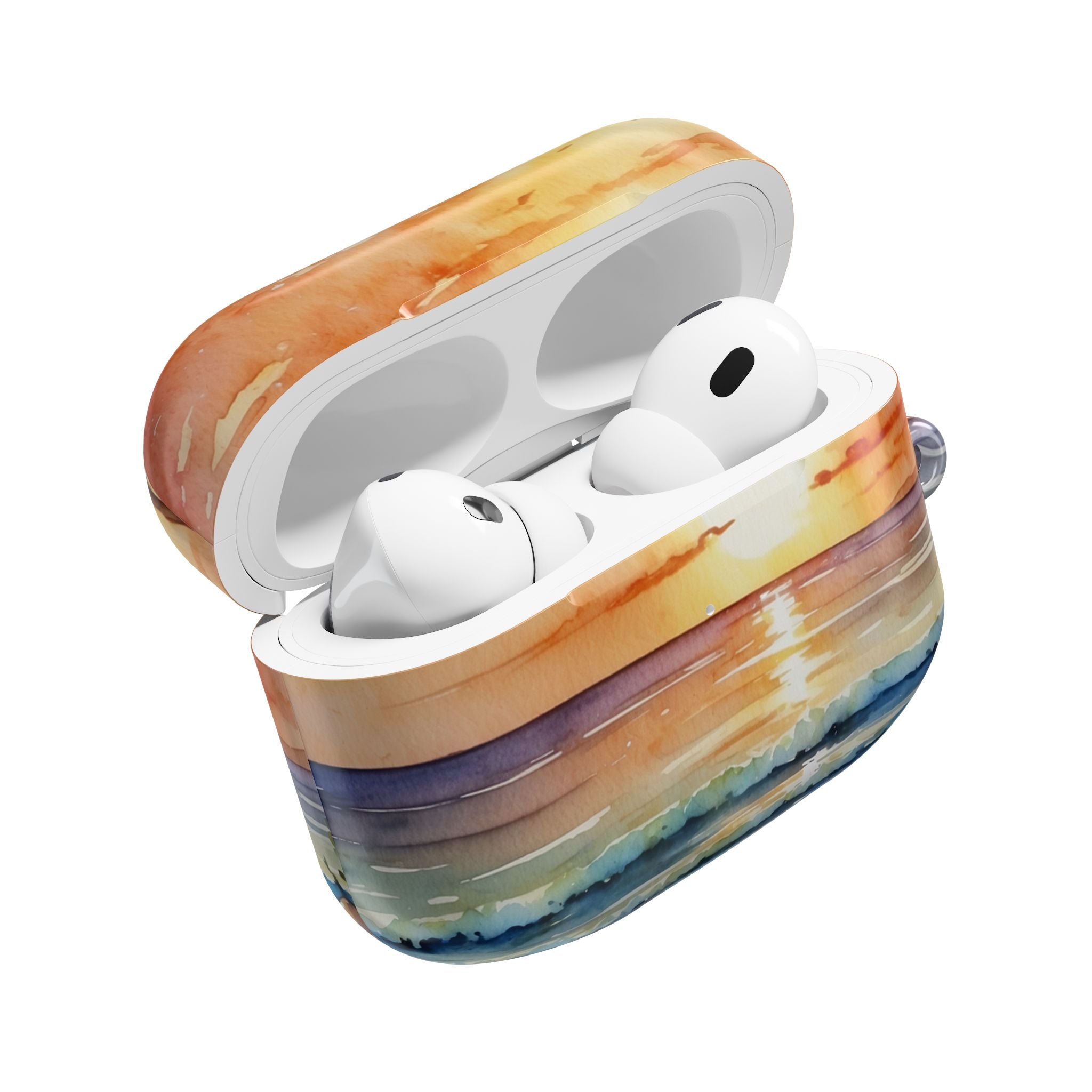 Golden Palm Sunset - AirPods Case