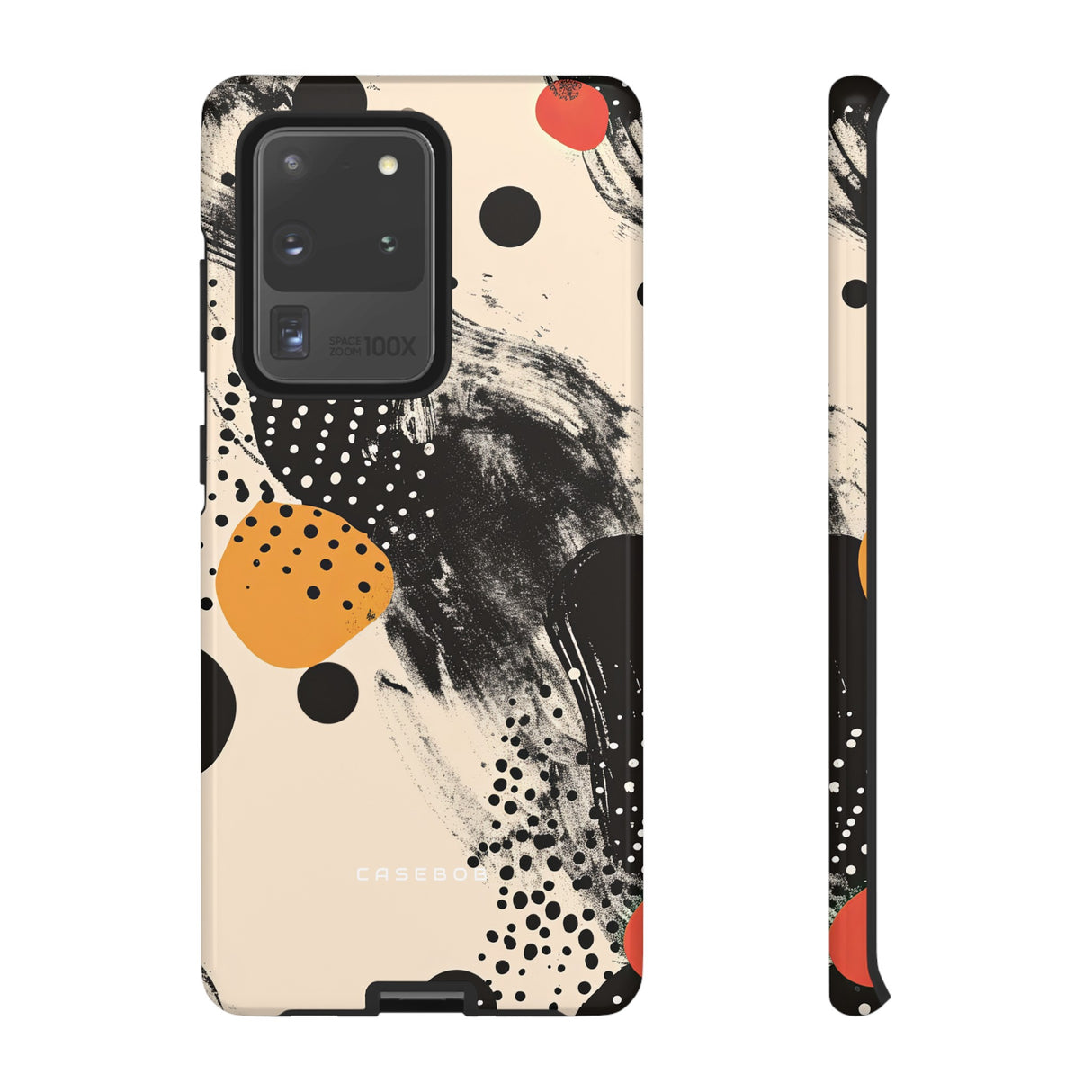 Black Dot Elegance - Schutzhülle fürs Telefon