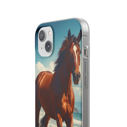 Blazing Horse iPhone 14 Plus Case - Soft