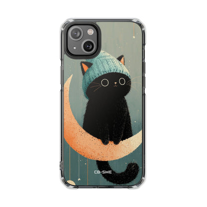 Cat Sits Dreaming iPhone Case - Impact