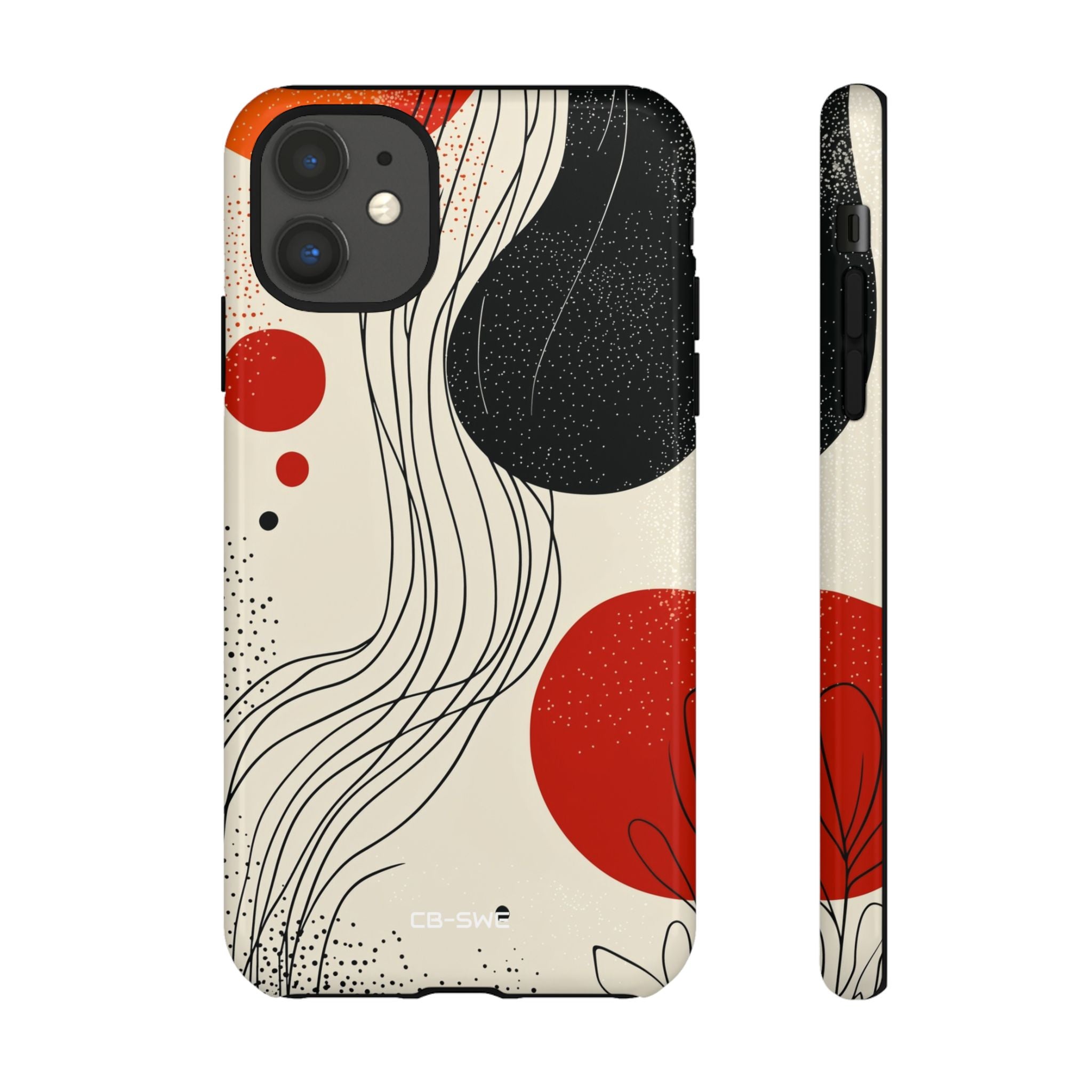 Waves Embrace Flora - iPhone Case