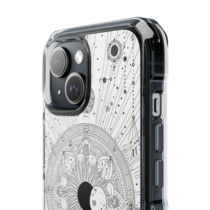 Celestial Mandala Mystique – Handyhülle für iPhone (Clear Impact – Magnetisch) 