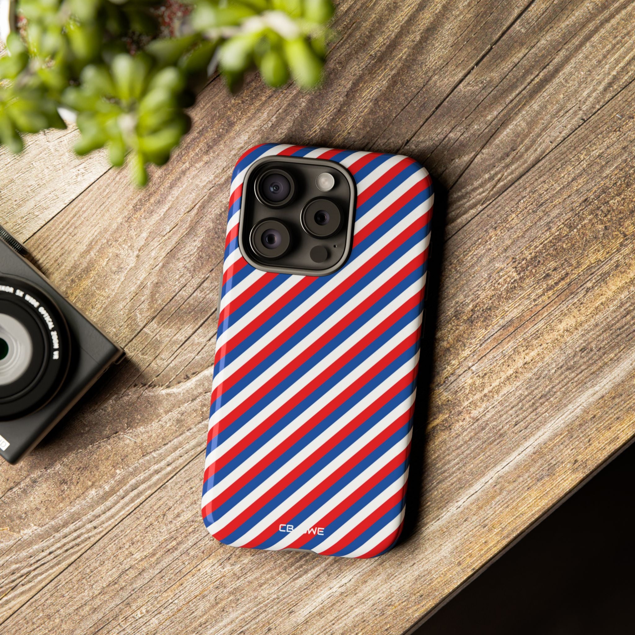 Striped Freedom Wave - iPhone Case