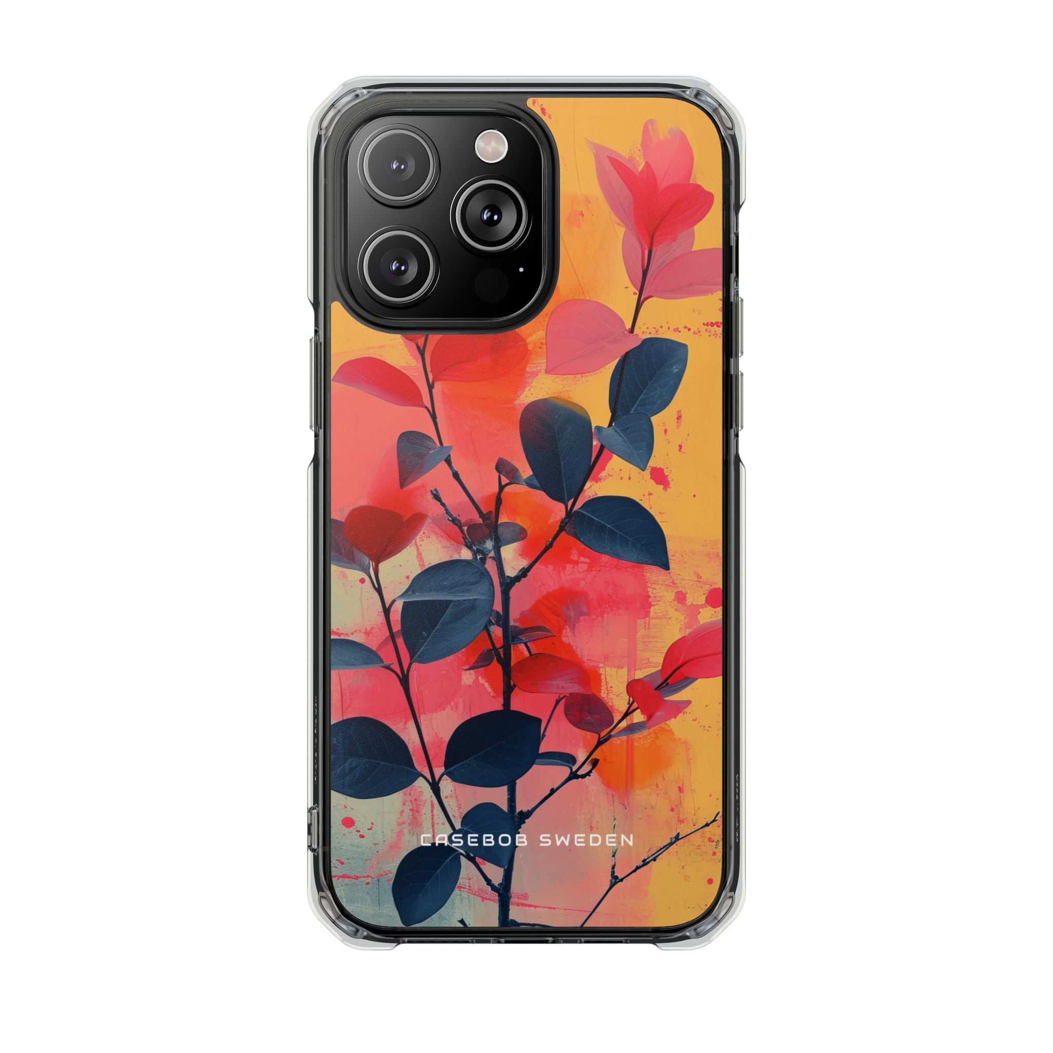 Vivid Floral Harmony iPhone 14 - Clear Impact Phone Case