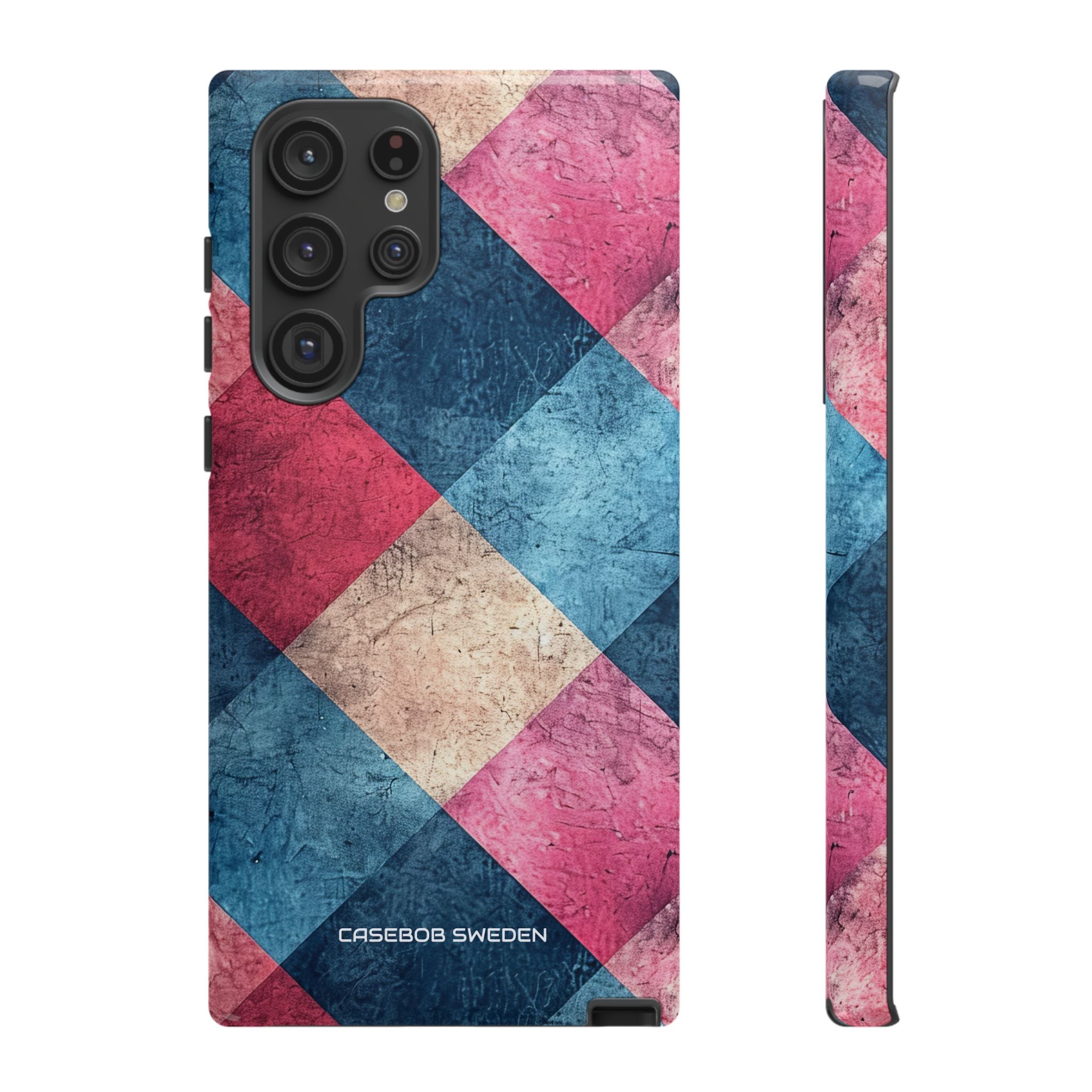 Bold Geometric Squares - Tough Samsung S22 Phone Case