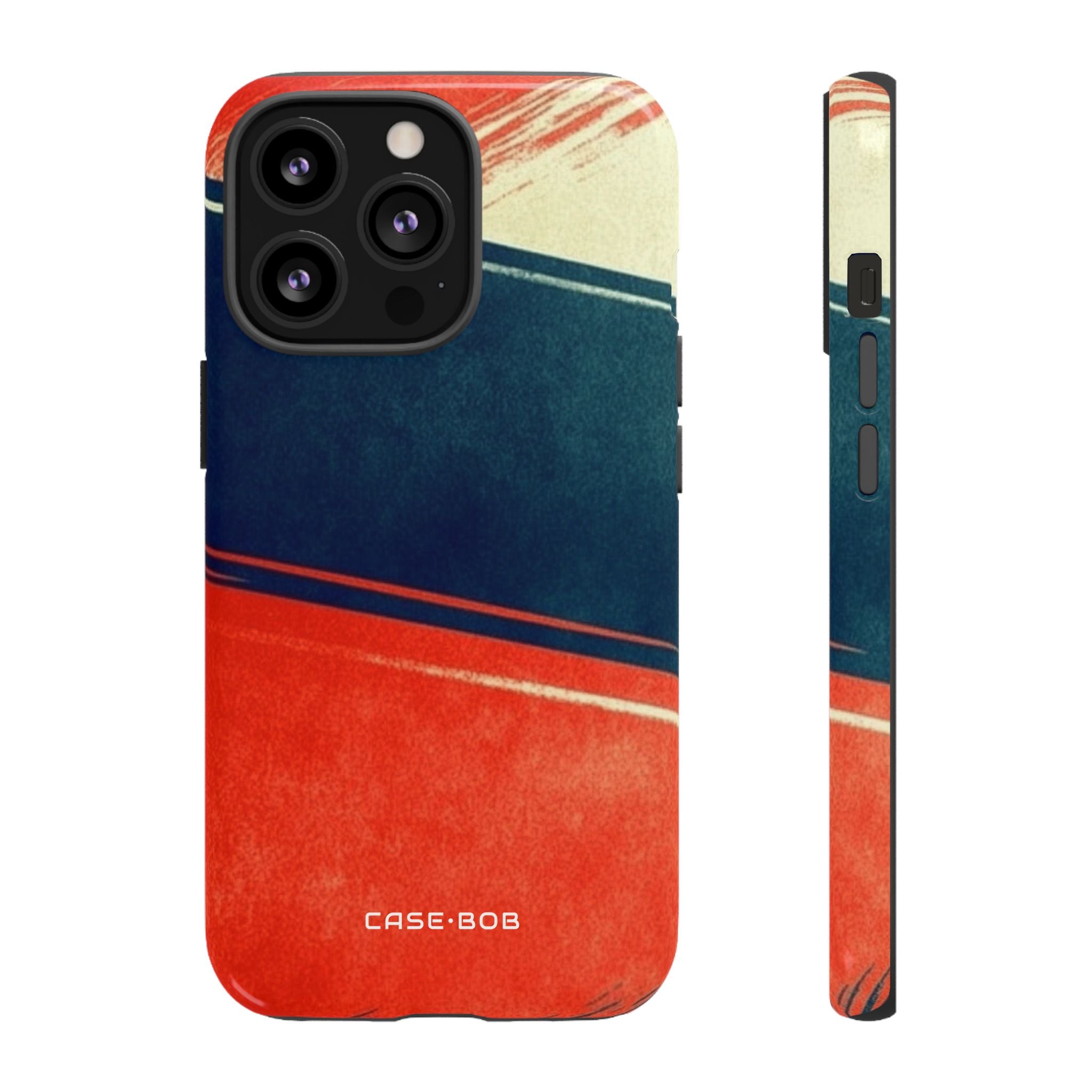 Blue Diagonal Motion iPhone 13 Pro Case - Tough