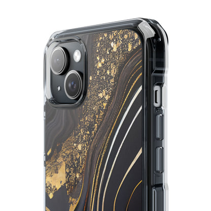 Elegant Gold Streams iPhone Case - Impact