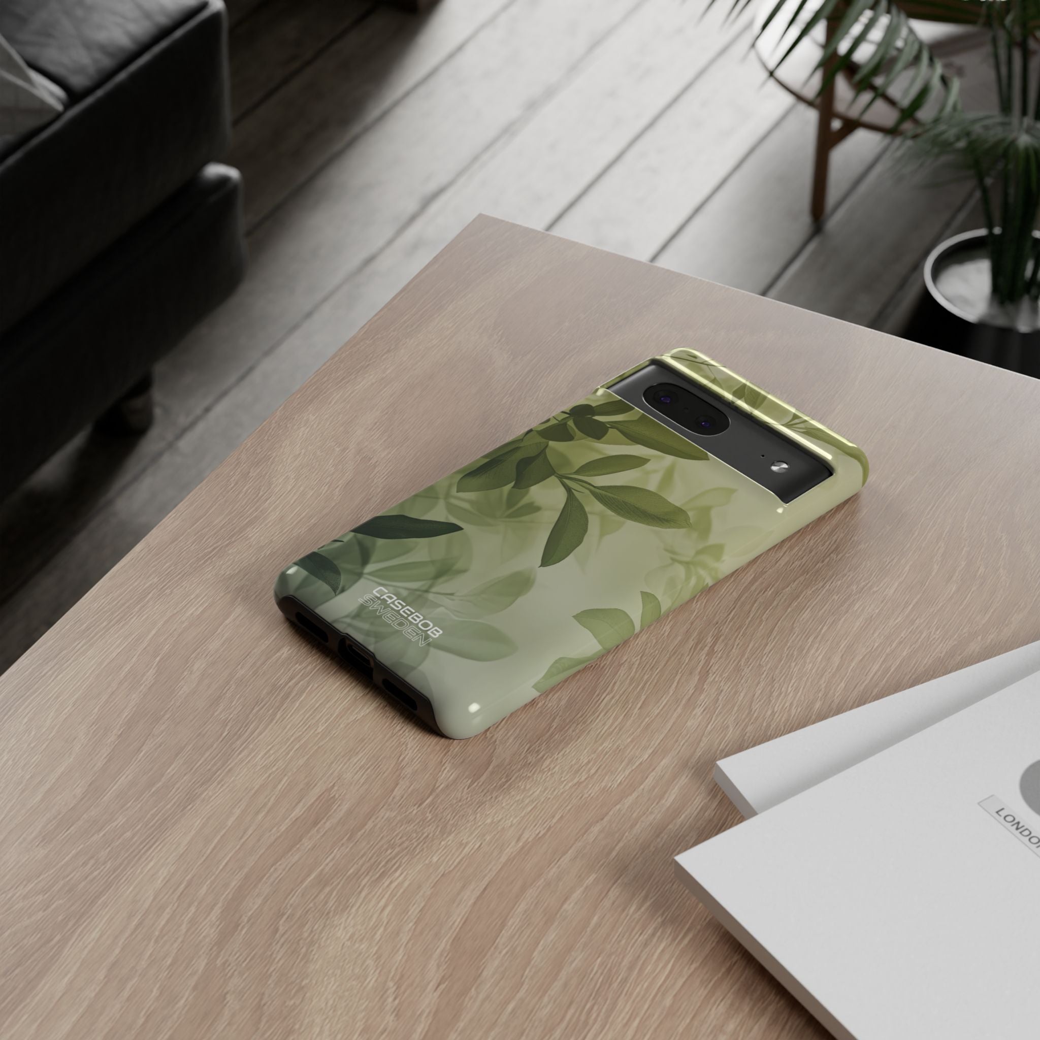 Whispering Green Leaves Google Pixel 7 – Tough