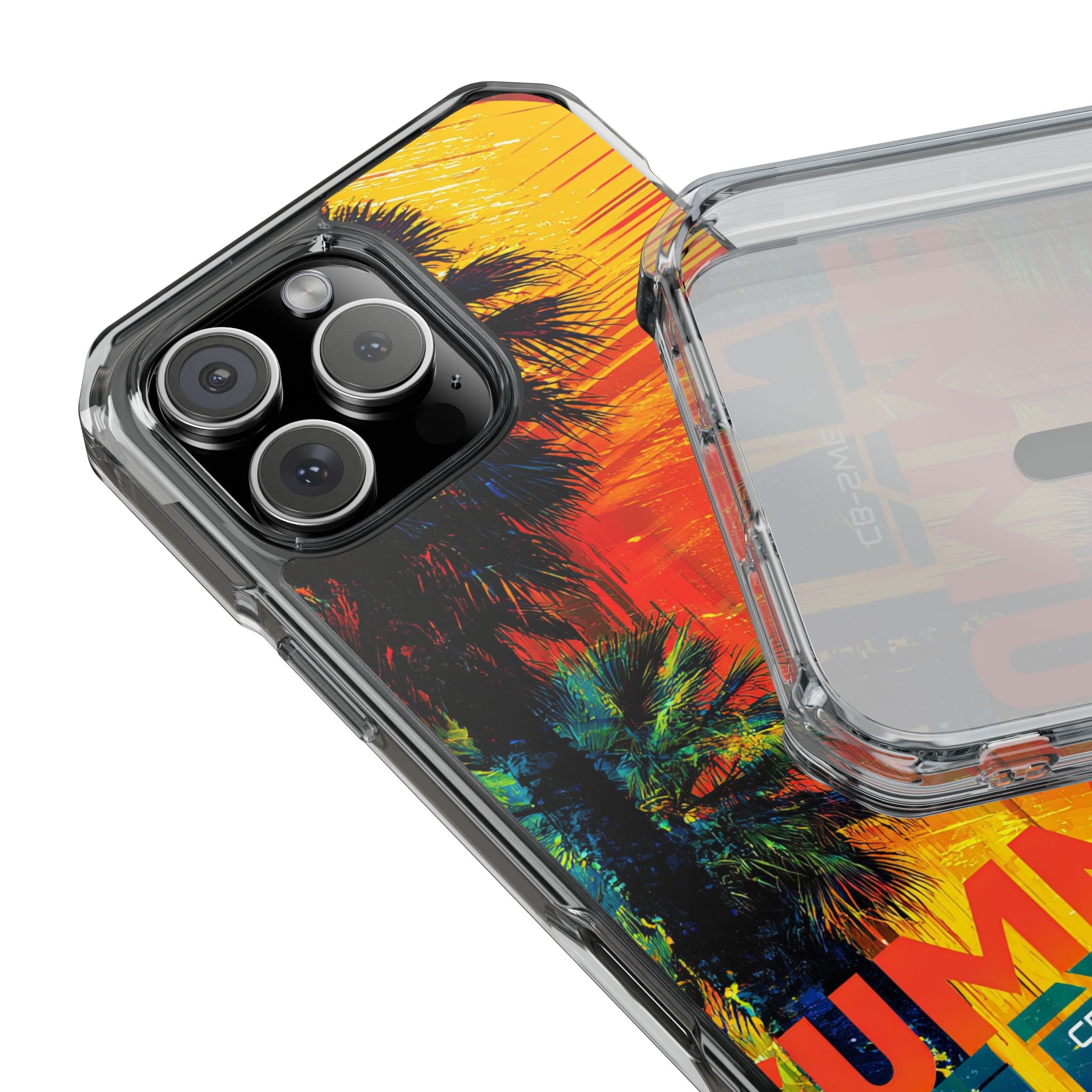Summer Sunset Palms iPhone Case - Impact