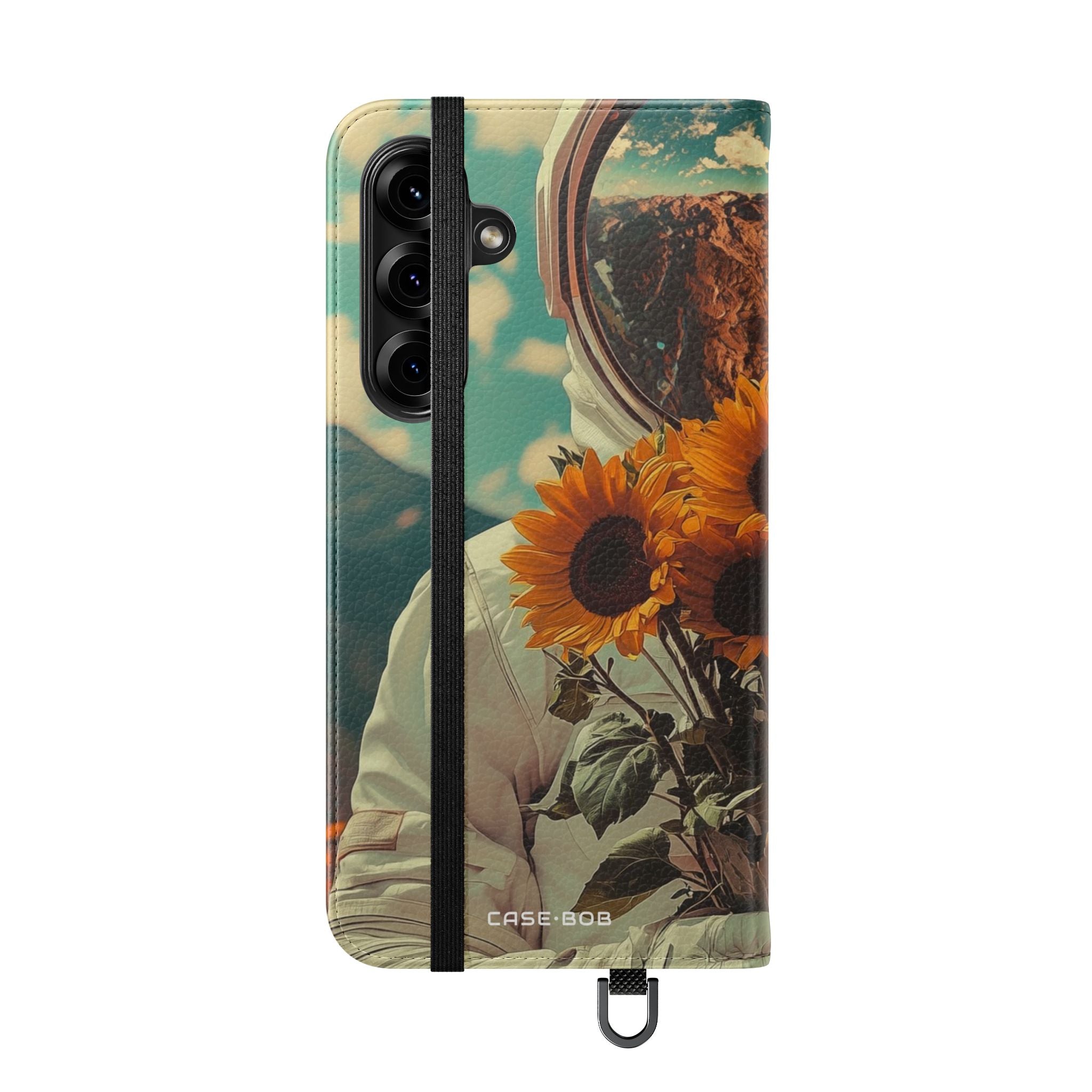 Sunflower Astronaut - Samsung S25+ Case - Wallet