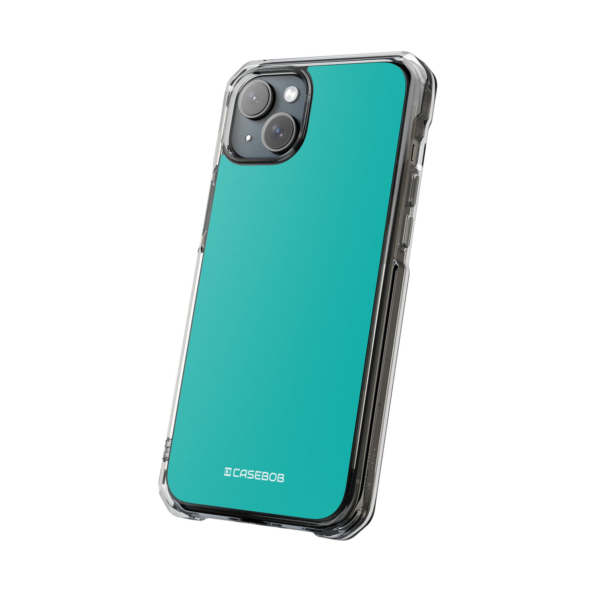 Tiffany Blue | Handyhülle für iPhone (Clear Impact Case – magnetisch) 