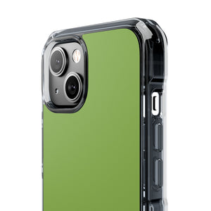 Greenery 88B04B | Handyhülle für iPhone (Clear Impact Case - Magnetisch) 