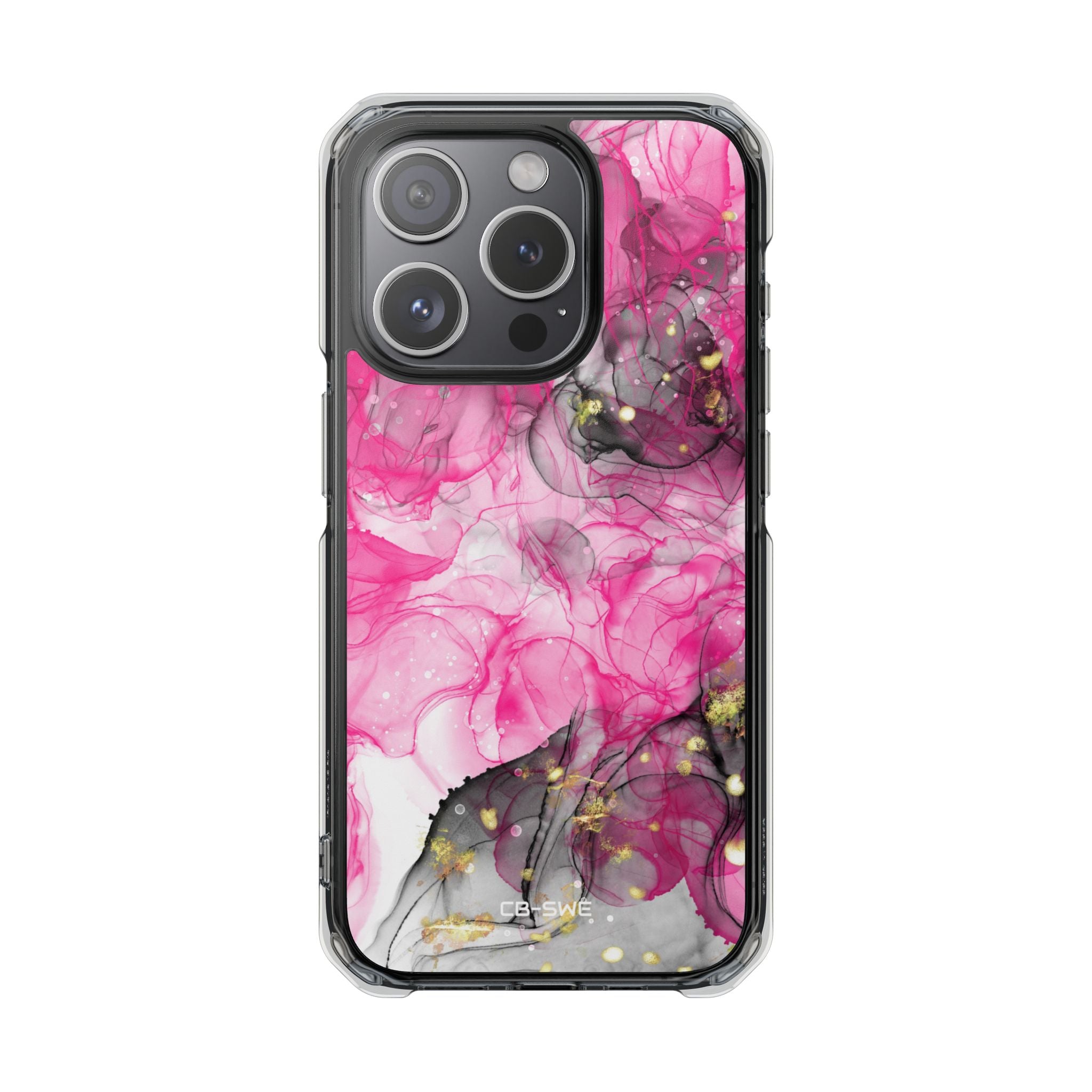 Vibrant Pink Swirls iPhone Case - Impact