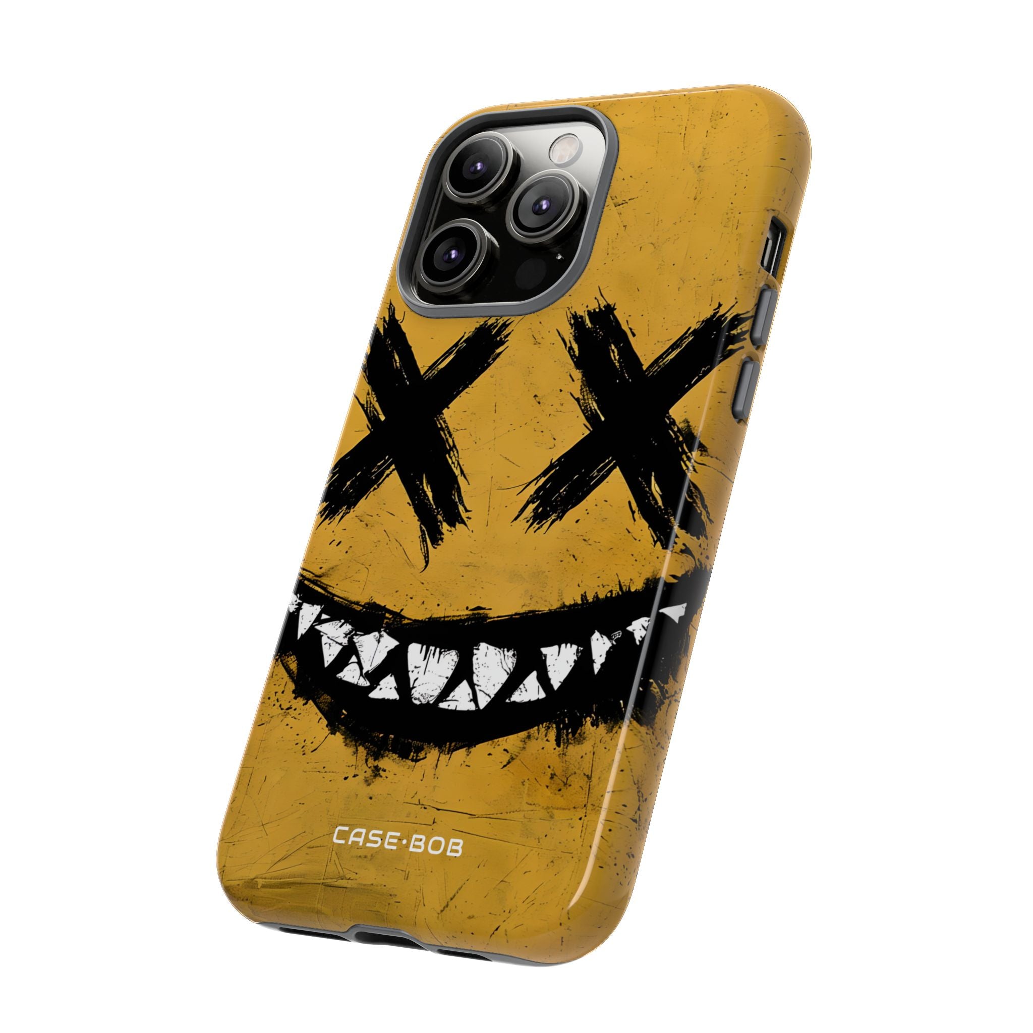 Jagged Smile Yellow iPhone 14 Pro Max Case - Tough