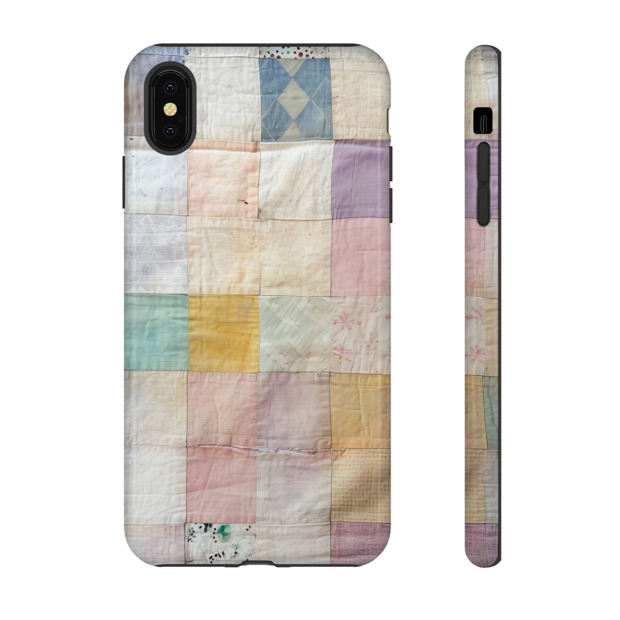 Pastel Quilt Patchwork - Protective Phone Case