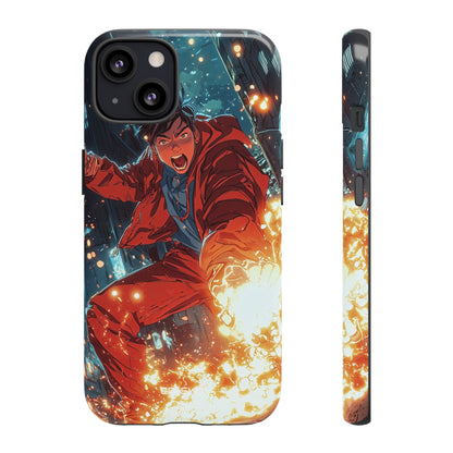 Flames Ignite Action - iPhone Case
