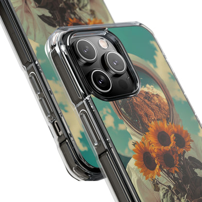 Sunflower Spacesuit Shine iPhone Case - Impact