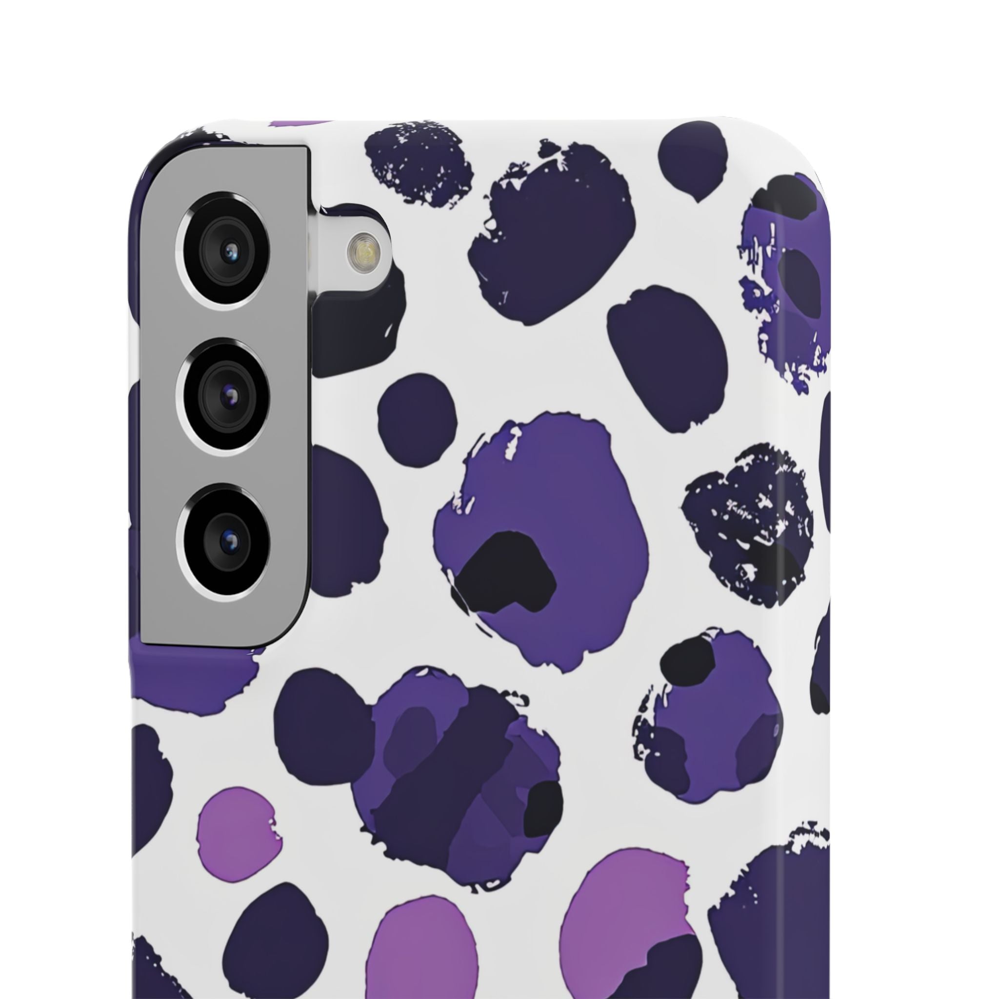 Purple Inkblots Samsung S22 - Slim Phone Case