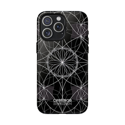 Symmetric Line Bloom iPhone 15 - Tough+