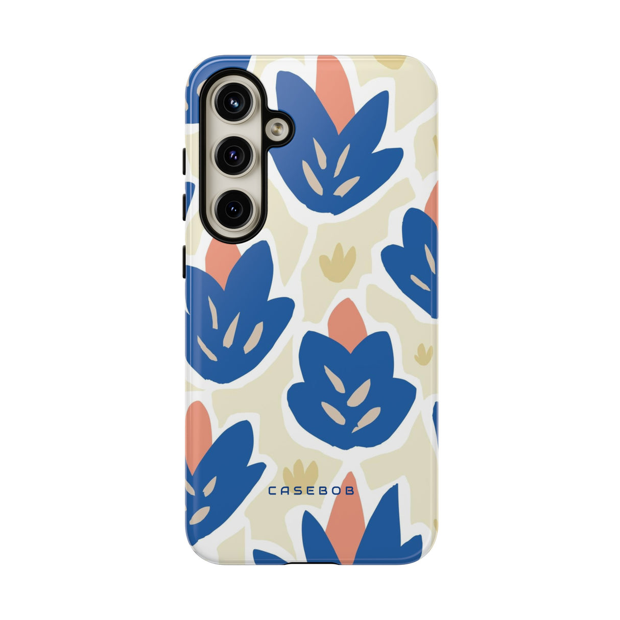 Blue Happy Flower - Protective Phone Case