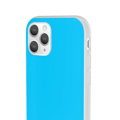 Vivid Sky Blue | Phone Case for iPhone (Flexible Case)