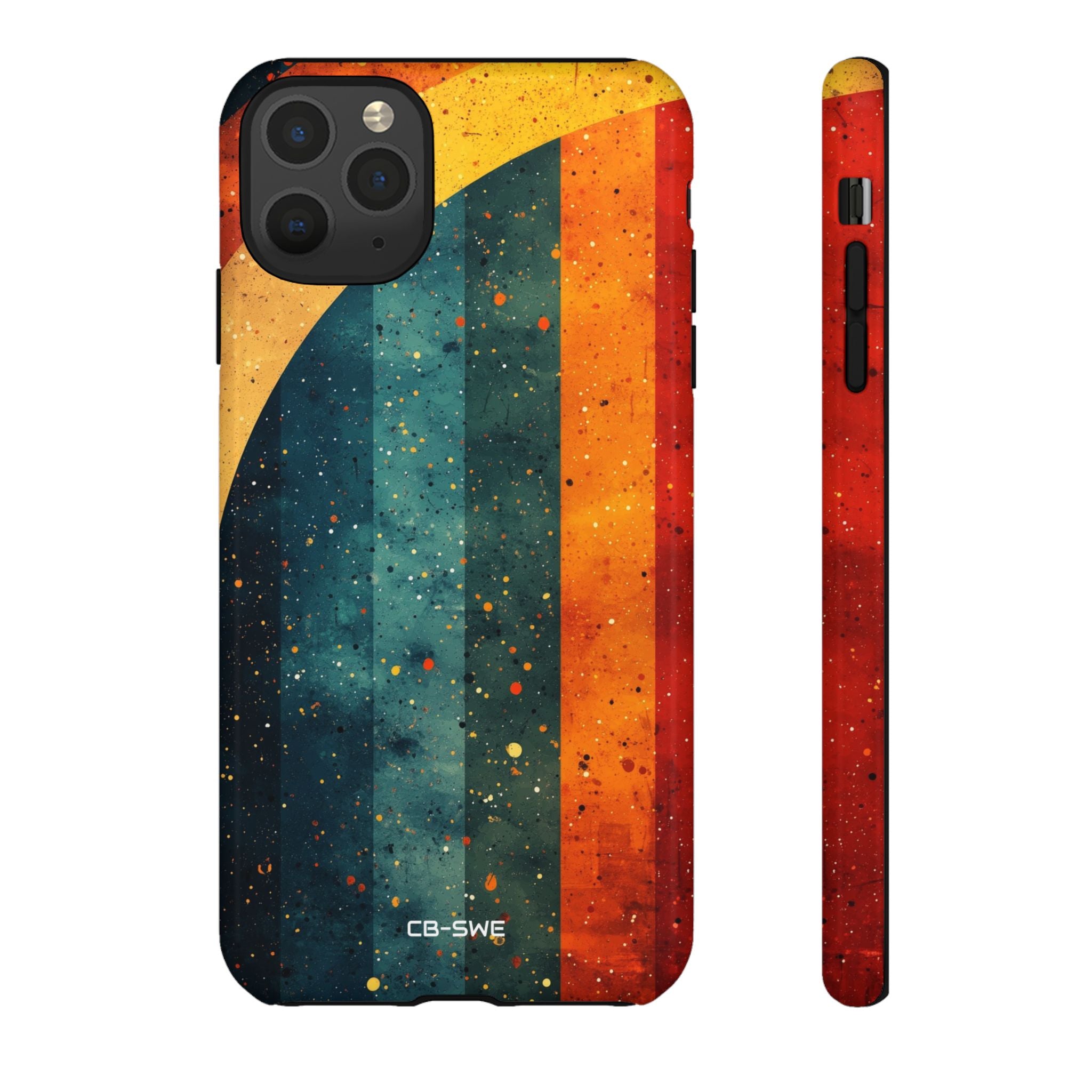 Vibrant Waves Dance - iPhone Case