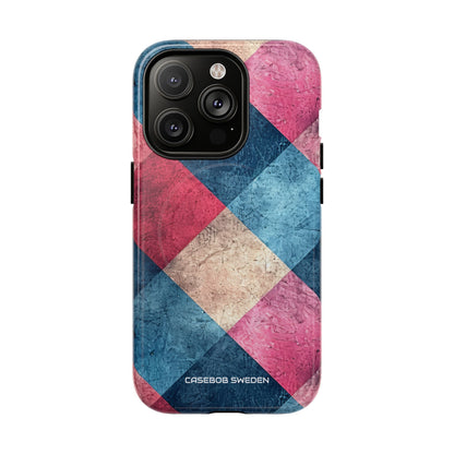 Bold Geometric Squares - Tough + MagSafe® iPhone 14 Phone Case