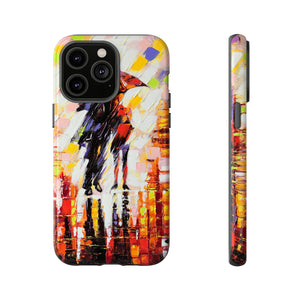 Oil Panting - Enamoured under Umbrella - Protective Phone Case