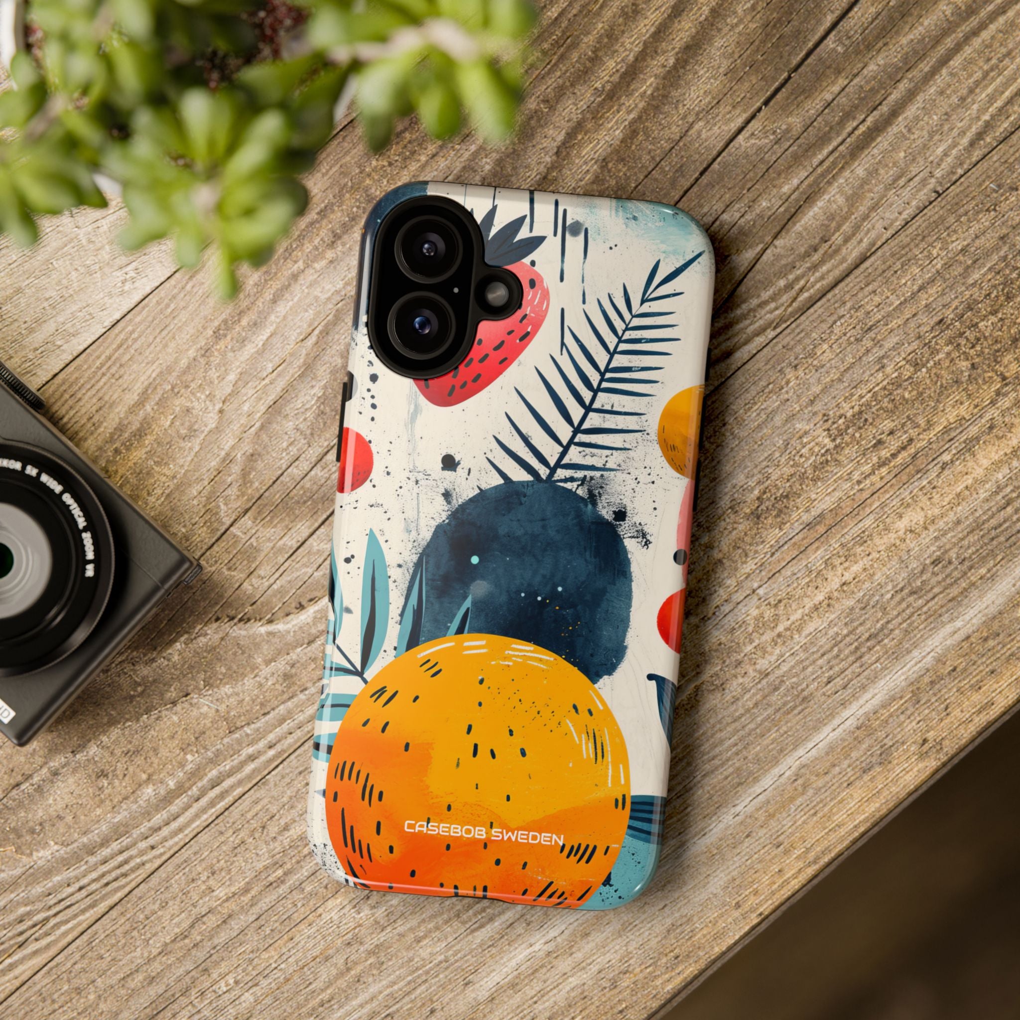 Vibrant Fruit Canvas - Tough iPhone 16 Phone Case