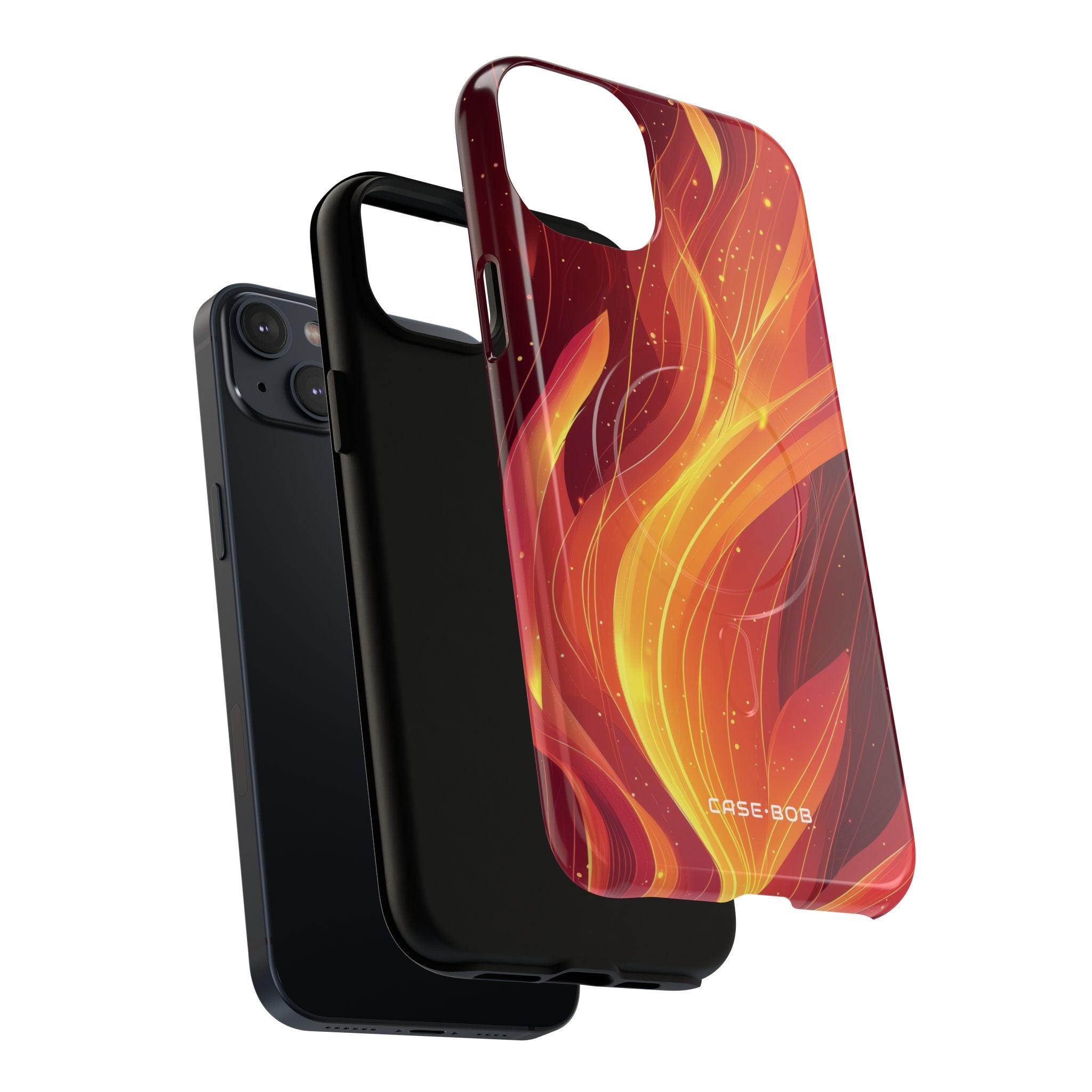 Flaming Flow iPhone 14 Plus Case - Tough+