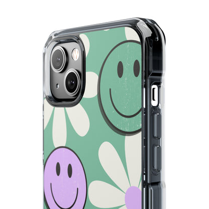 Smiley Daisy Glow iPhone 14 Plus Case - Impact