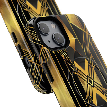 Golden Diamond Radiance iPhone 14 Case - Tough+