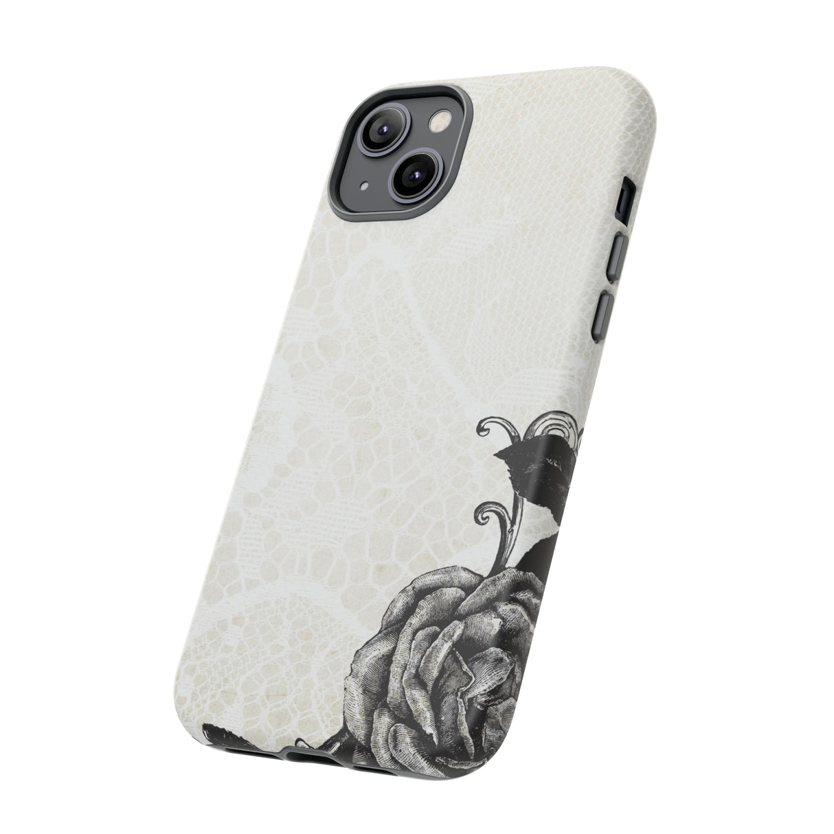 Rosett Gothic Flower - Protective Phone Case