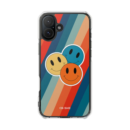 Retro Smiley Harmony iPhone Case - Impact