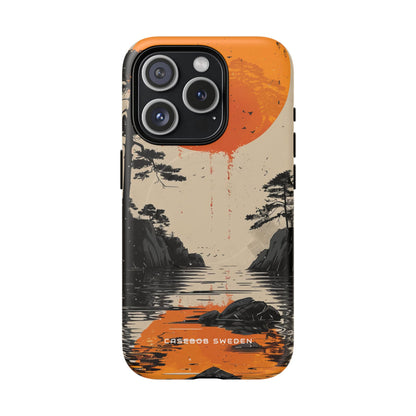 Zen Serenity Sunscape iPhone 15 | Tough+ Phone Case