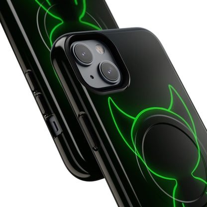Neon Horned Glow iPhone 14 Plus Case - Tough+