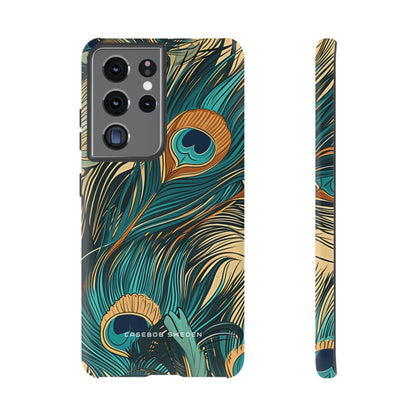 Art Nouveau Peacock Elegance  Samsung S21 - Tough Phone Case