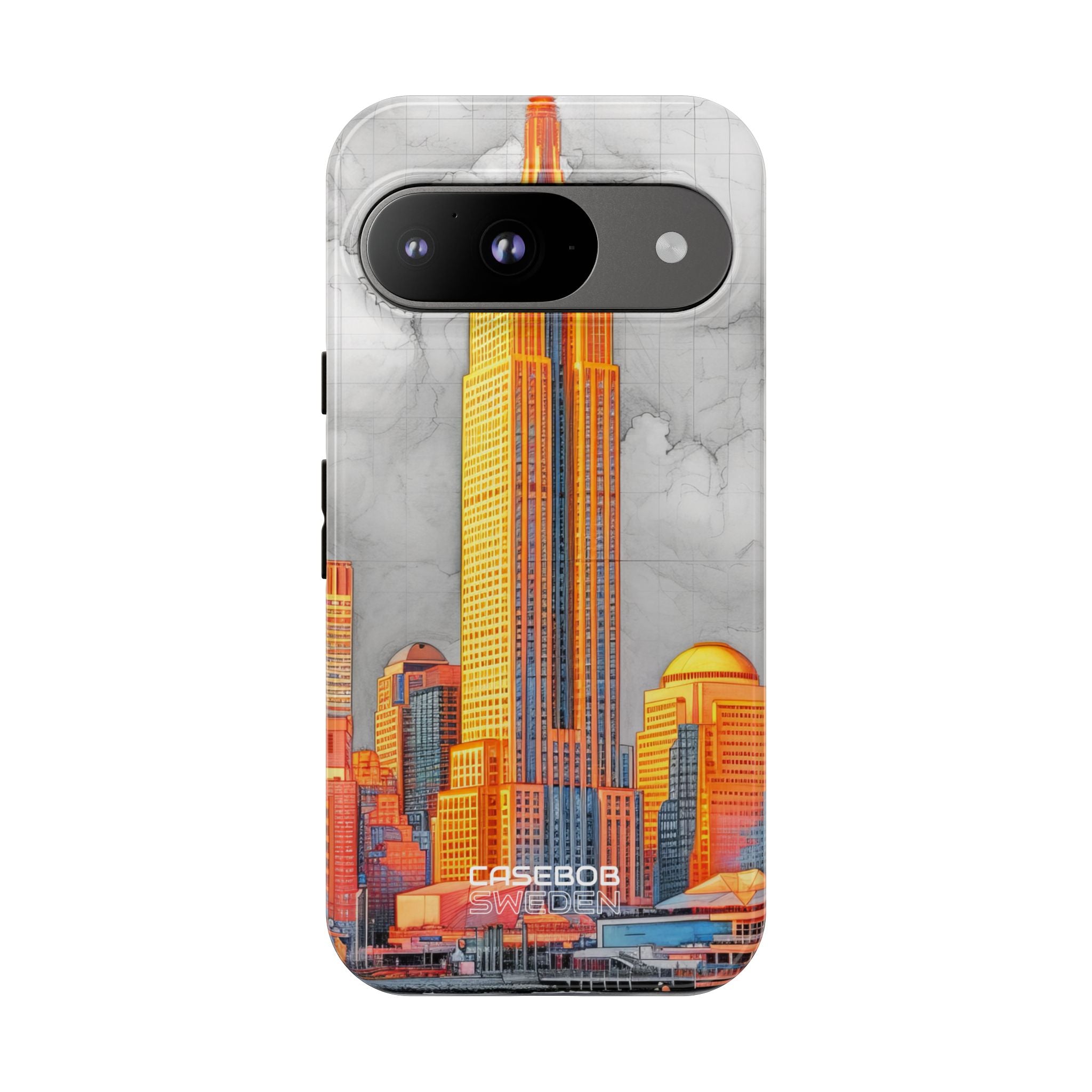 Vibrant City Skyline Google Pixel 9 - Tough