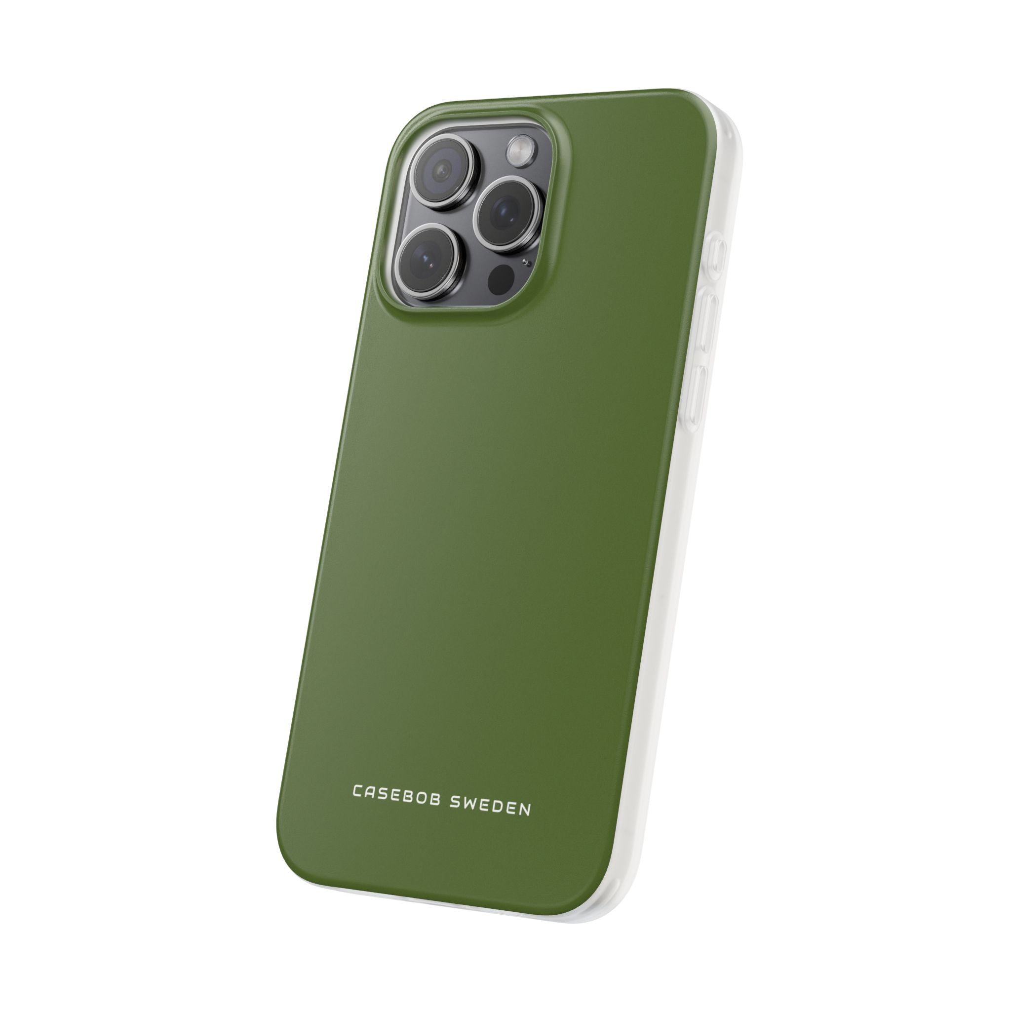 Dark Olive Green iPhone 15 - Flexi Phone Case