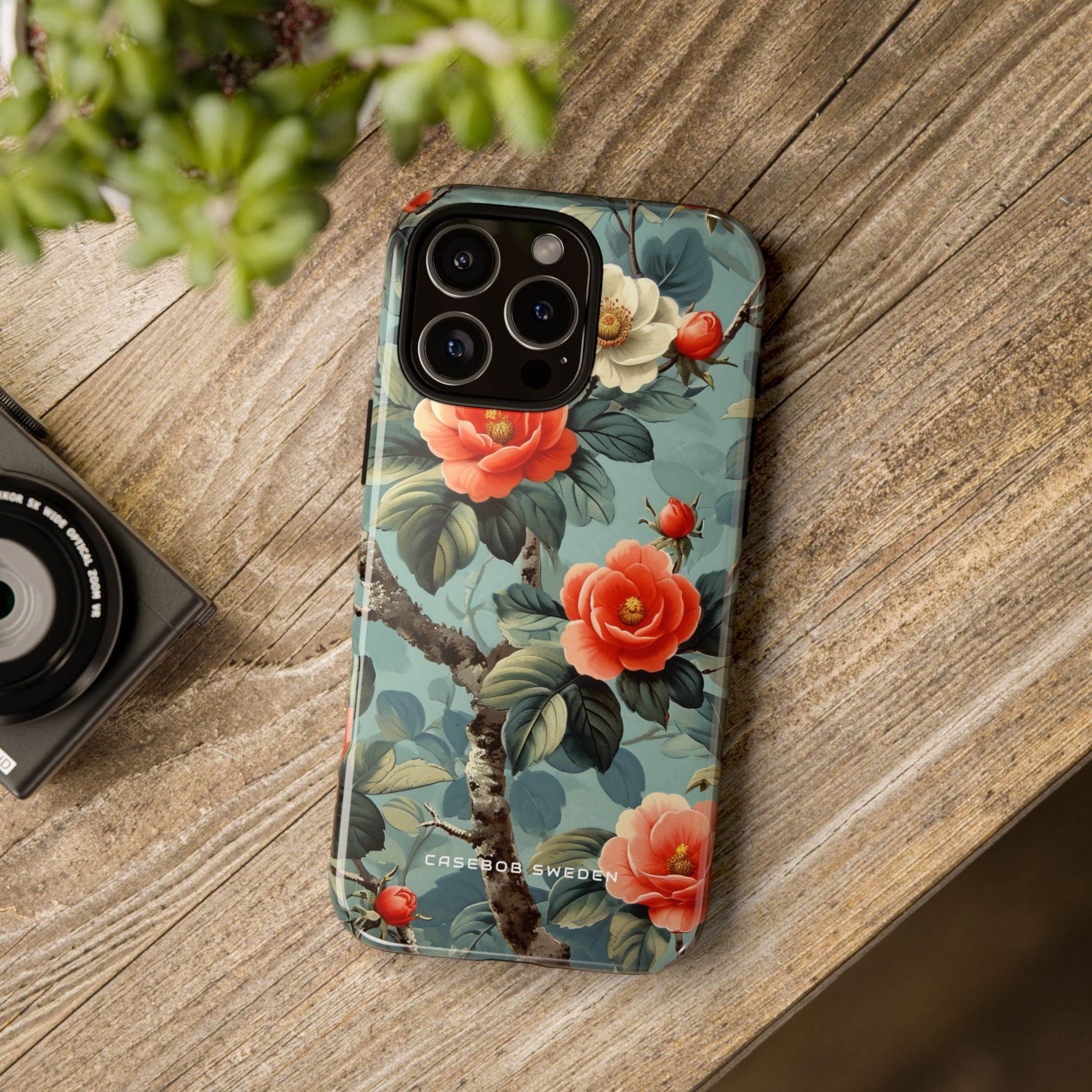 Vintage Floral Romance iPhone 16 - Tough Phone Case