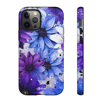 Vivid Splattered Blooms - iPhone Case