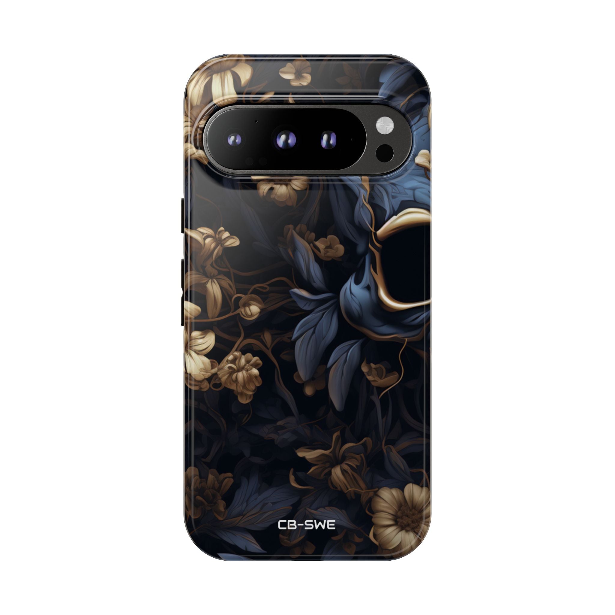 Gothic Floral Skull - Google Pixel Case
