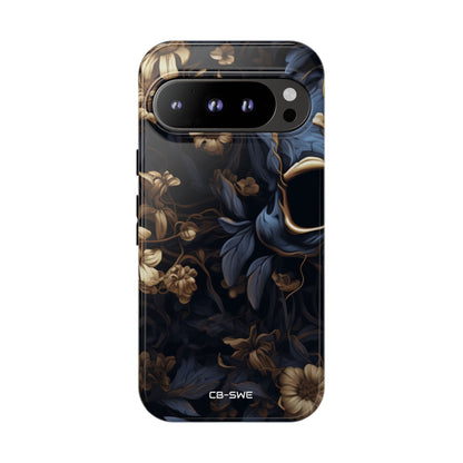 Gothic Floral Skull - Google Pixel Case