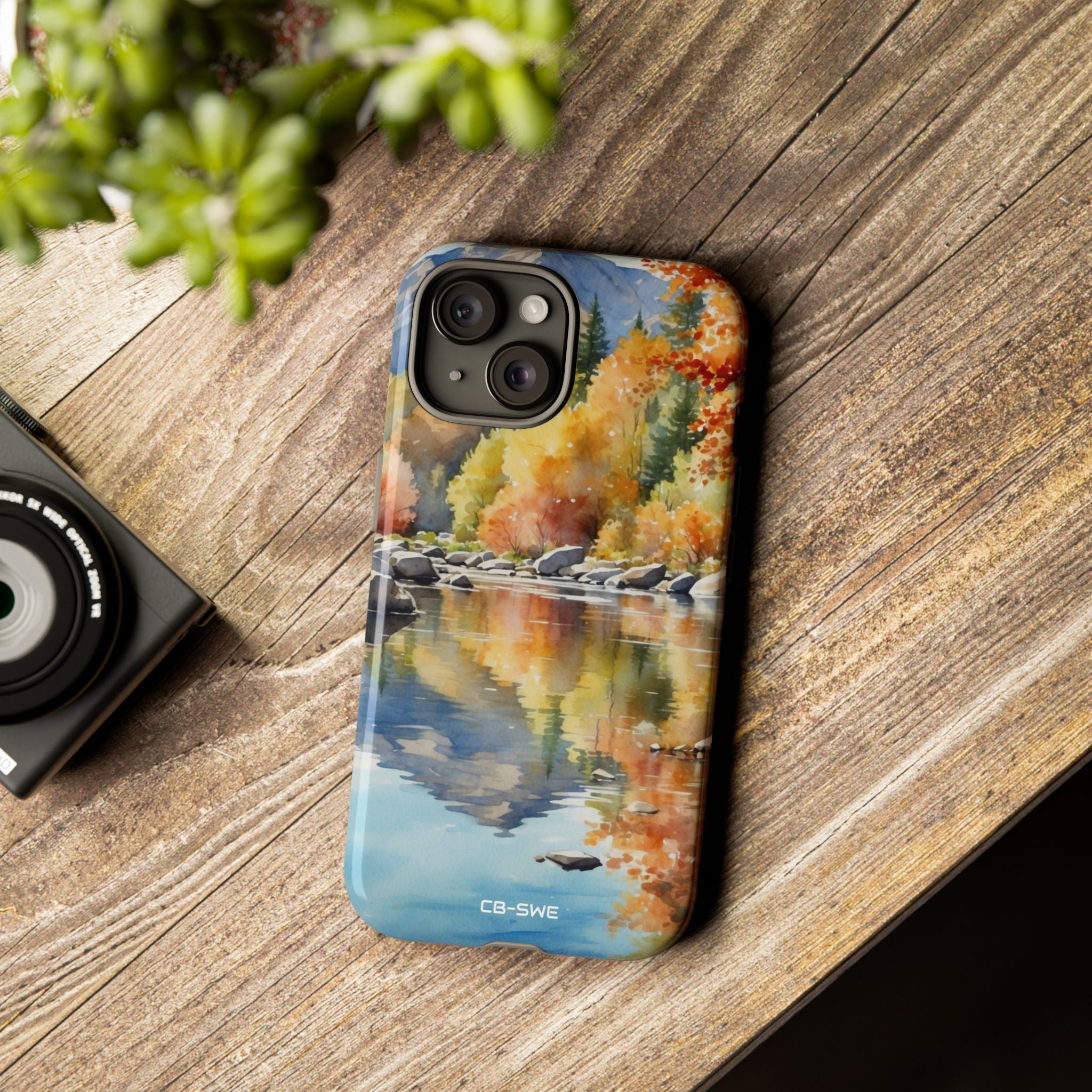 Autumn Leaves Reflect - iPhone Case