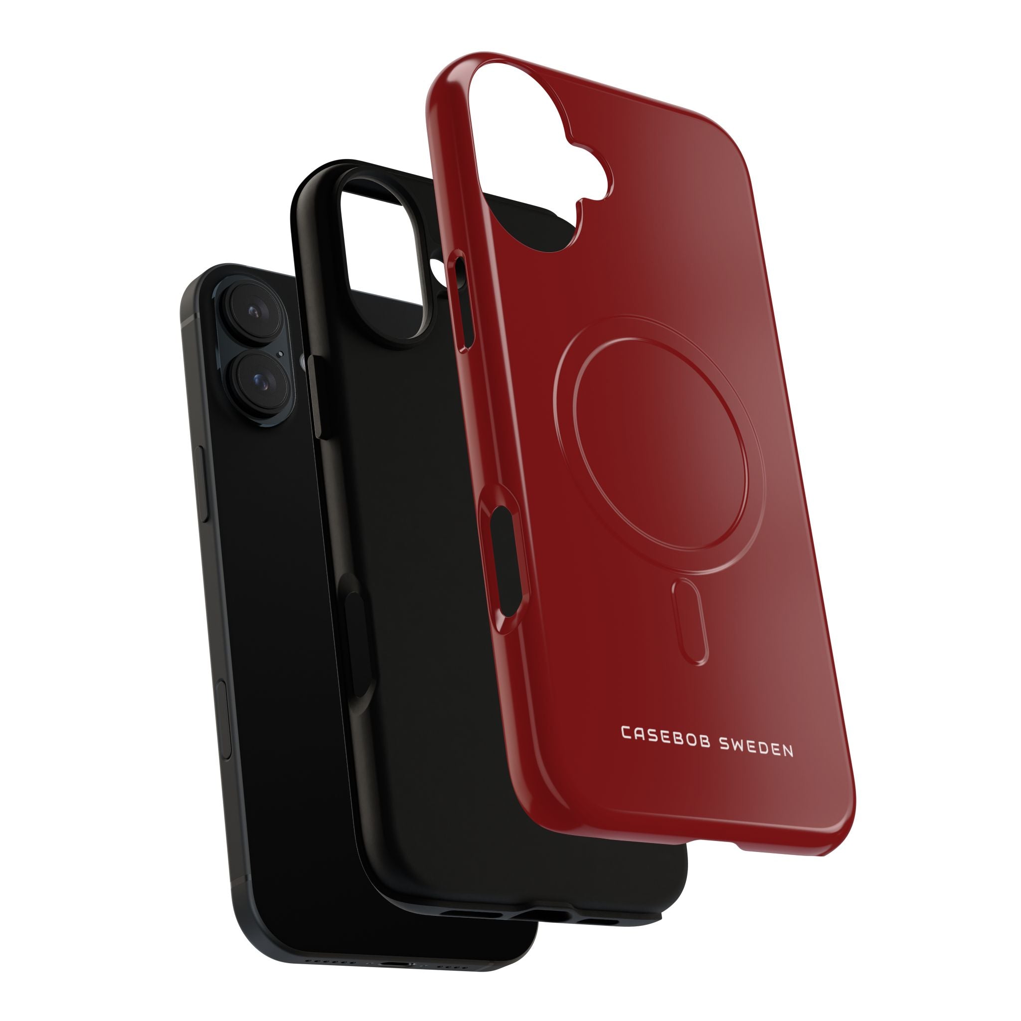 Dark Red iPhone 16 | Tough+ Phone Case